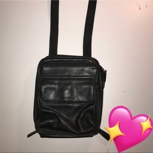 VINTAGE LEATHER FOSSIL PURSE CROSSBODY BAG